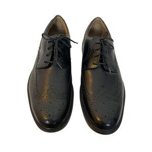 Dockers Mens Leather Brogue Oxford Dress Shoes 12M Lace Up Career Casual